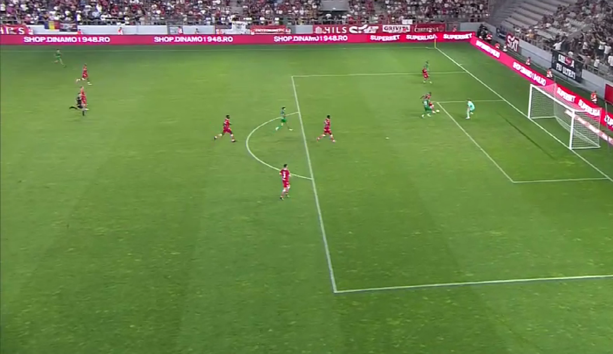 Autogol caraghios în Dinamo - Gloria Buzău