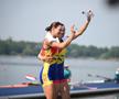 Ioana Vrînceanu și Roxana Anghel au obținut medalia de ARGINT la dublu rame feminin / Foto: Raed Krishan GSP
