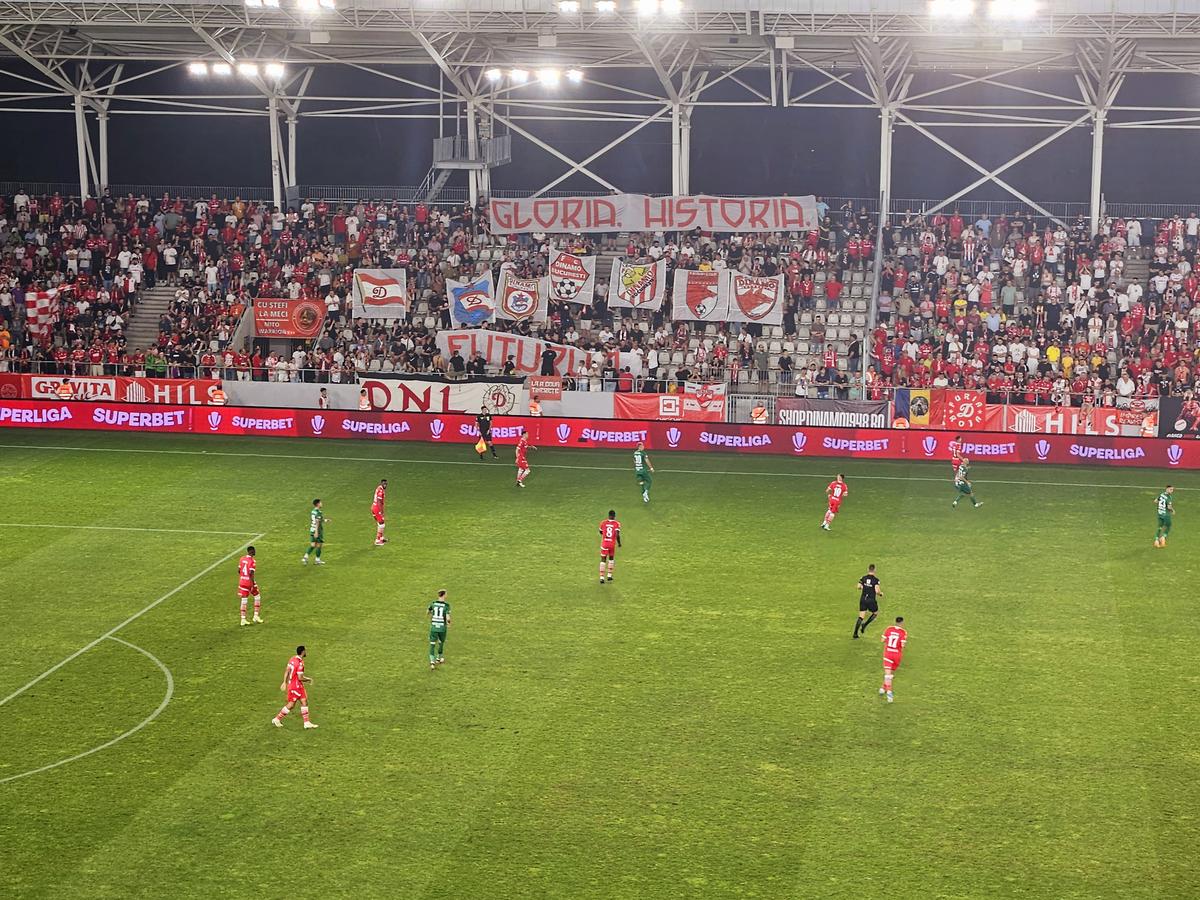 Dinamo în roller-coaster. „Câinii” au zburdat pe teren, dar au avut și momente de panică