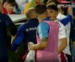 Dorinel Munteanu, nervos la finalul meciului Oțelul - Hermannstadt / FOTO: Captură TV @Prima Sport 1