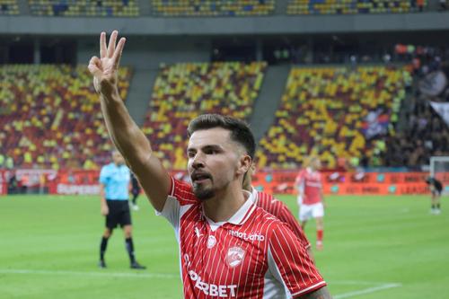 Danny Armstrong, 3 goluri în Dinamo - FCSB/ FOTO: Ionuț Iordache (GSP)