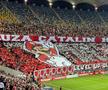 Scenografia fanilor dinamoviști la derby-ul cu FCSB / Foto: GSP