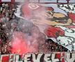 Scenografia fanilor dinamoviști la derby-ul cu FCSB / Foto: GSP