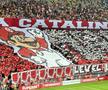 Scenografia fanilor dinamoviști la derby-ul cu FCSB / Foto: GSP