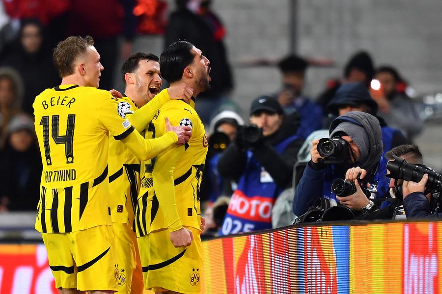 Emre Can, sărbătorind un gol în Liga Campionilor (sezonul 2024/2025) // FOTO: Getty Images Căpitanul Borussiei Dortmund a reacționat după valul de critici pe care l-a primit în sezonul trecut: „Există oameni care nu mă vor aici”