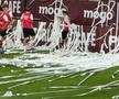 Fanii Rapidului au întârziat meciul cu CFR Cluj cu 6 minute » Imagini spectaculoase în Giulești