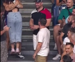Bogdan Grad și partenera lui s-au trezit în mijlocul a 18000 de fani sârbi