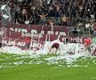 Fanii Rapidului au întârziat meciul cu CFR Cluj cu 6 minute » Imagini spectaculoase în Giulești