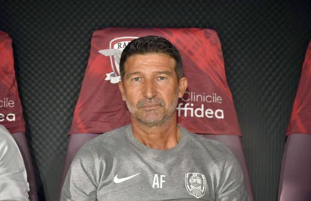Antrenorul CFR-ului a numit singurul aspect pozitiv din eșecul cu Rapid: „Era imposibil!”