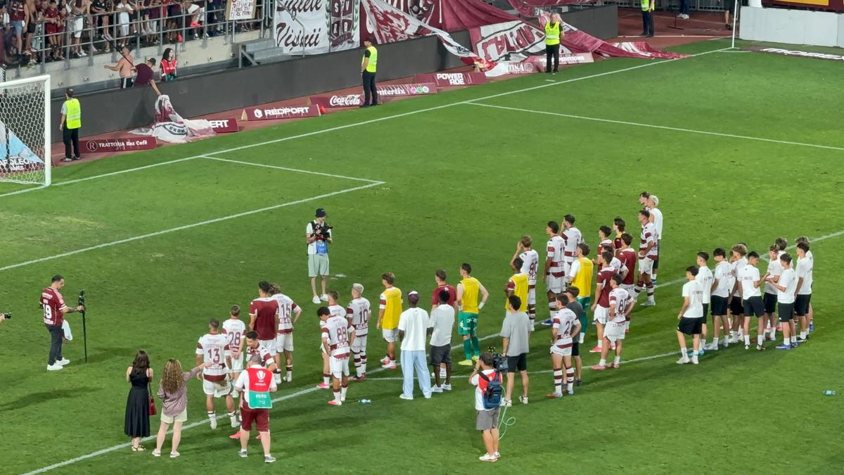 Antrenorul CFR-ului a numit singurul aspect pozitiv din eșecul cu Rapid: „Era imposibil!”