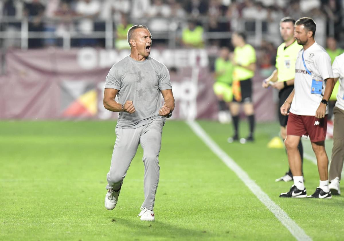 Daniel Pancu, în Rapid - CFR Cluj
