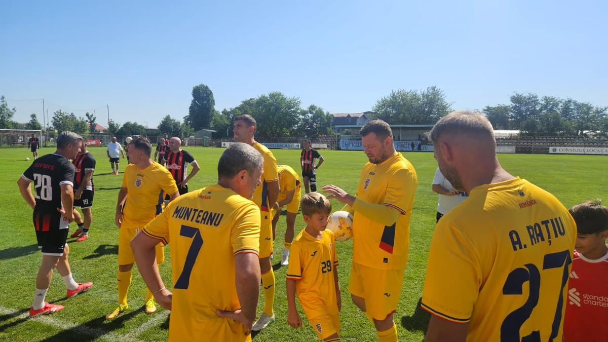 Foști jucători din Liga 1, protagoniștii unui meci caritabil în Popești-Leordeni