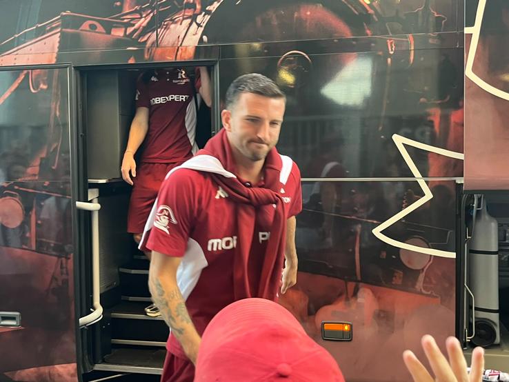 Imagini înainte de Rapid - CFR Cluj
