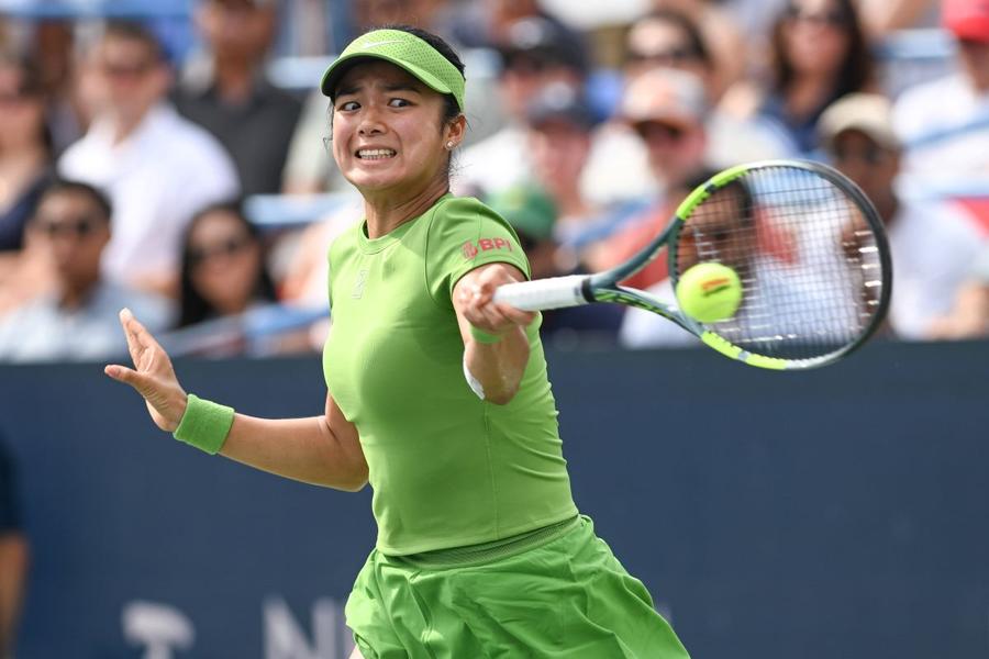 Alexandra Eala în acțiune la Washington Foto: Imago Images Alexandra Eala, la prima finală WTA 500 a carierei: „Am 21 de ani, nu e ca și cum aș fi regina lumii”