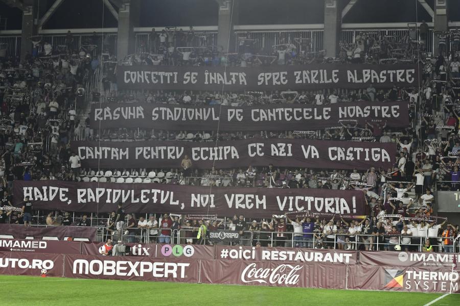 Galeria Rapidului e unul dintre argumentele din Giulești în lupta pentru titlu. Foto: Cristi Preda (GSP.ro) Horațiu Moldovan, mesaj ferm înainte de FCSB - Rapid: „Titlul ajunge în Giulești!” + Marea greșeală a carierei și răspunsul despre venirea la U Cluj