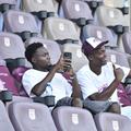 Latif Ouedraogo și Chec Bebel Doumbia, prezenți la Rapid – CFR Cluj // FOTO: Cristi Preda (GSP)