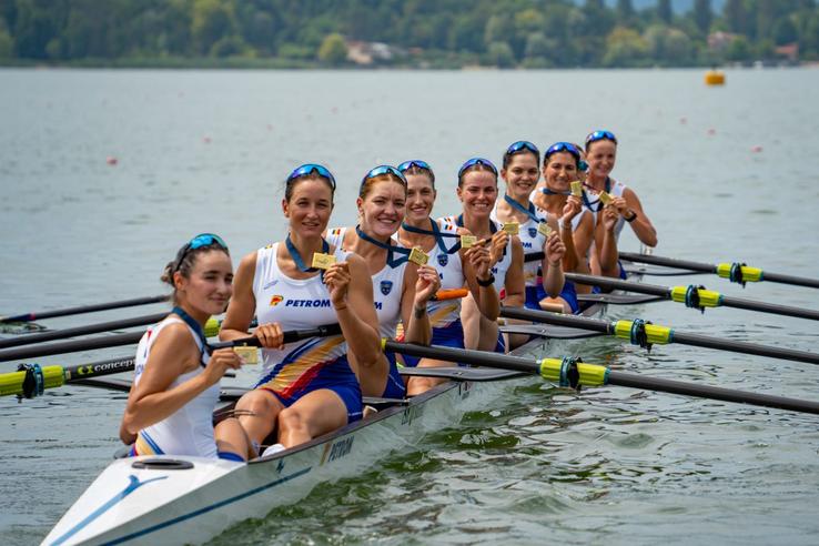 Campionate Europene 2026 - aur 8 plus 1 feminin Foto: FR Canotaj/Balint Czucz