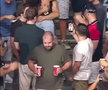 Bogdan Grad și partenera lui s-au trezit în mijlocul a 18000 de fani sârbi