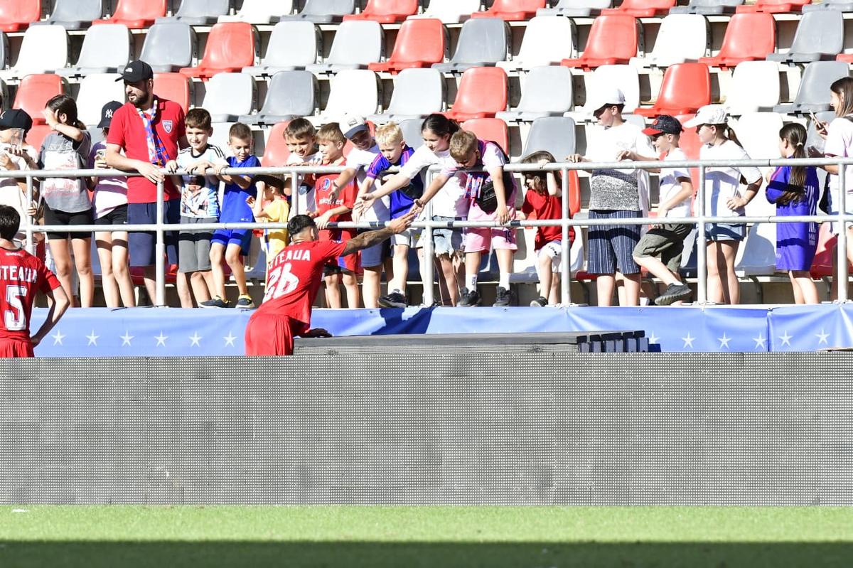 Imagini de la finalul meciului Steaua - CSM Slatina // foto: Cristi Preda (GSP.ro)