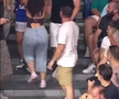 Bogdan Grad și partenera lui s-au trezit în mijlocul a 18000 de fani sârbi