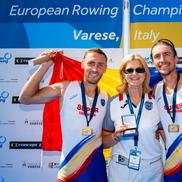 Campionate Europene 2026 - aur dublu rame masculin Foto: FR Canotaj/Balint Czucz