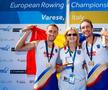 Campionate Europene 2026 - aur dublu rame masculin Foto: FR Canotaj/Balint Czucz