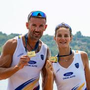 Campionate Europene 2026 - aur dublu vâsle mixt Foto: FR Canotaj/Balint Czucz