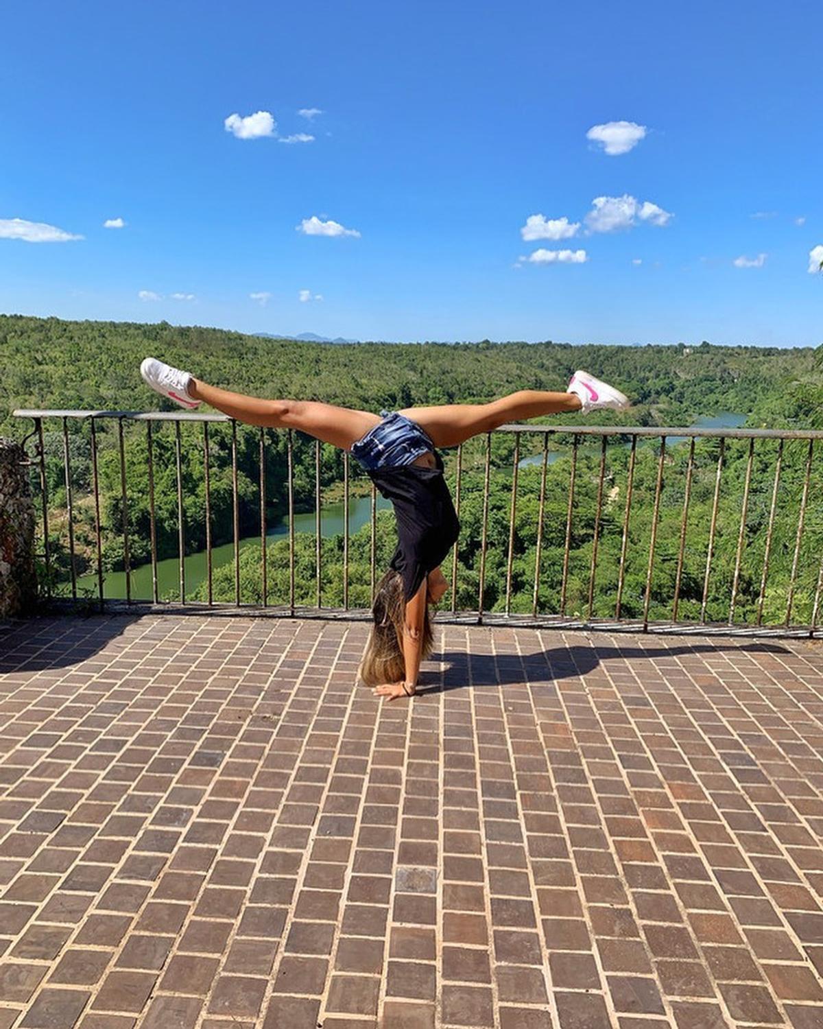Asiana Peng, fosta gimnastă. Foto: Instagram