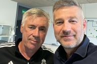 Edi Iordănescu ia lecții de la Carlo Ancelotti » Imagine din cantonamentul campioanei Europei