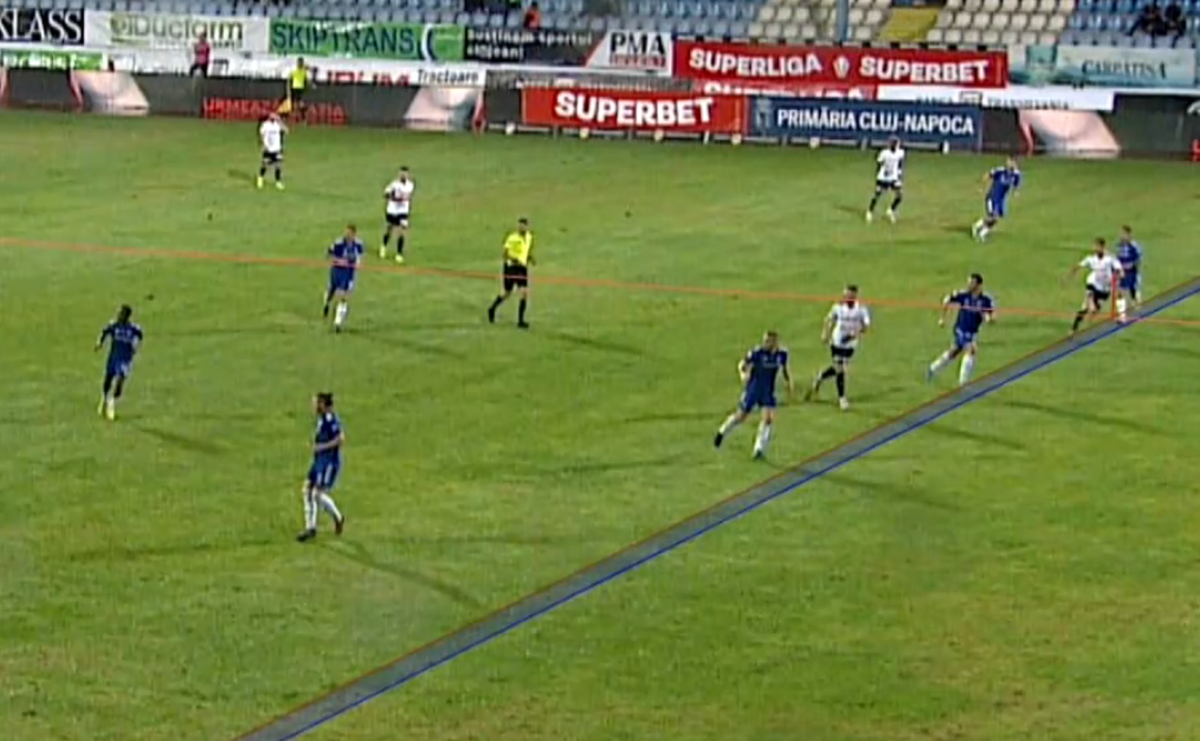 Ioan Filip a deschis scorul în U Cluj - FCU Craiova