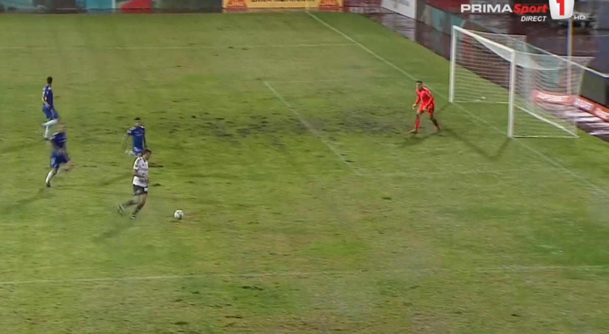 Ioan Filip a deschis scorul în U Cluj - FCU Craiova