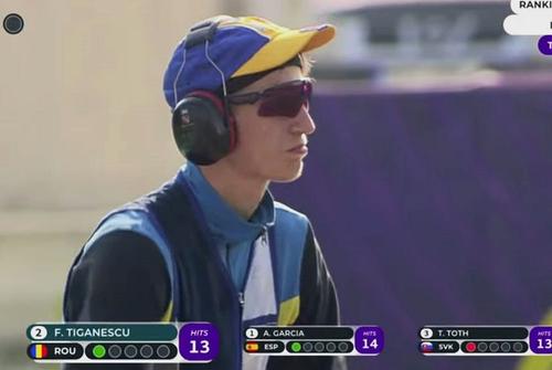Francesco Țigănescu // foto: Facebook @ Comitetul Olimpic și Sportiv Român