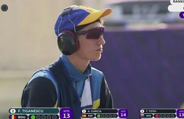 Medalie de bronz pentru Francesco Țigănescu la Campionatele Europene de Tir Sportiv