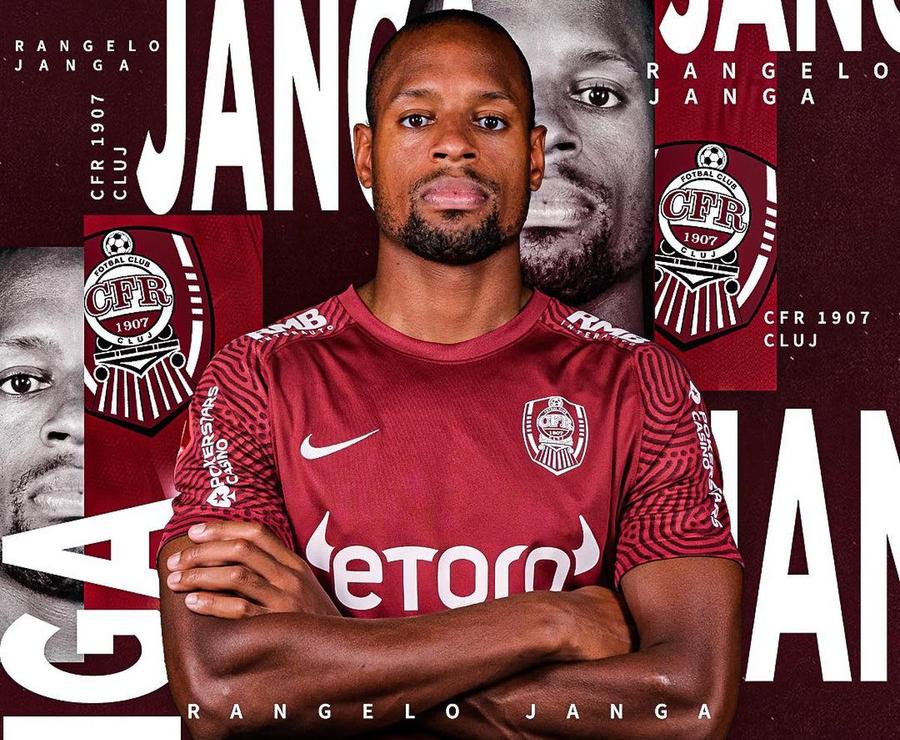 Rangelo Janga/ foto Facebook @CFR Cluj CFR Cluj și-a prezentat noua achiziție: un vârf olandez de 1,92m de la Apollon Limassol