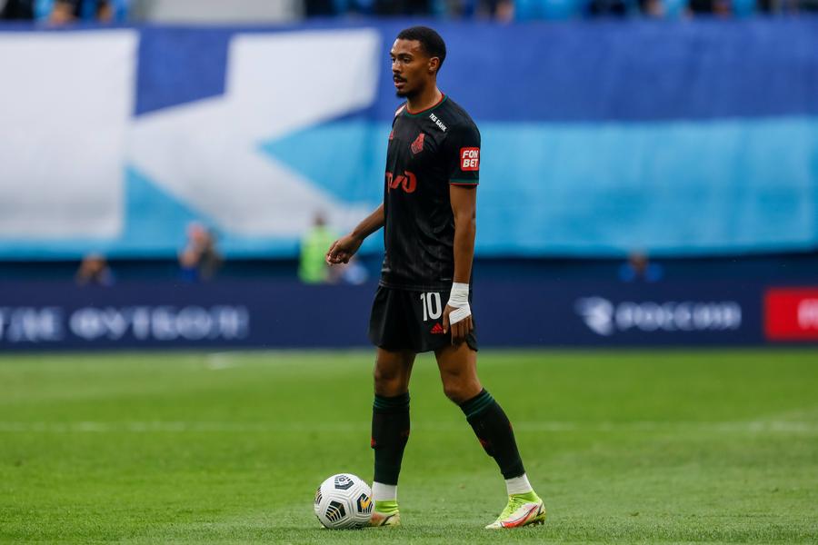 Wilson Isidor, atacantul lui Lokomotiv Moscova. Foto: Imago Images Ladislau Boloni a adus la Metz un internațional columbian din liga a doua engleză ca înlocuitor pentru golgheterul vândut la Ajax