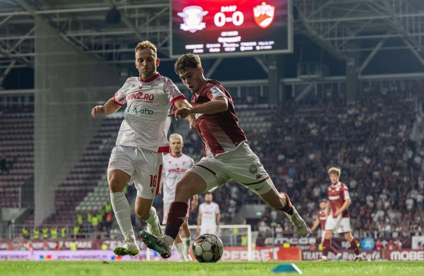 Rapid a învins-o pe Dinamo, scor 4-0, în runda #8 din Superliga. Pe parcursul reprizei secunde, „câinii” au făcut o postare off-topic, despre FIFA 2023, pe pagina oficială de Facebook a clubului, iar fanii au taxat dur timingul.