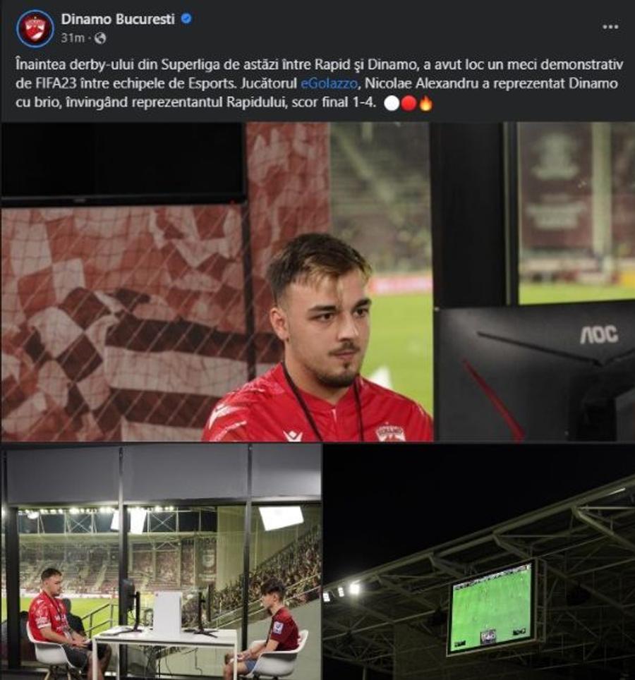 Dinamo și-a enervat fanii: „Vă bateți joc de noi cu postarea asta” » Clubul a corectat ulterior gafa