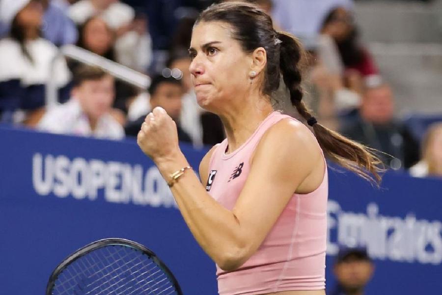 Sorana Cîrstea a evoluat la cote înalte în fața Elenei Rybakina / Sursă foto: US Open Sorana Cîrstea, victorie de colecție cu Elena Rybakina! Avem o jucătoare în săptămâna a doua la US Open!