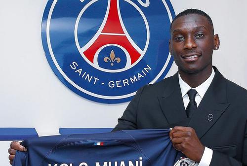 Randal Kolo Muani, prezentat la PSG. Foto: Instagram