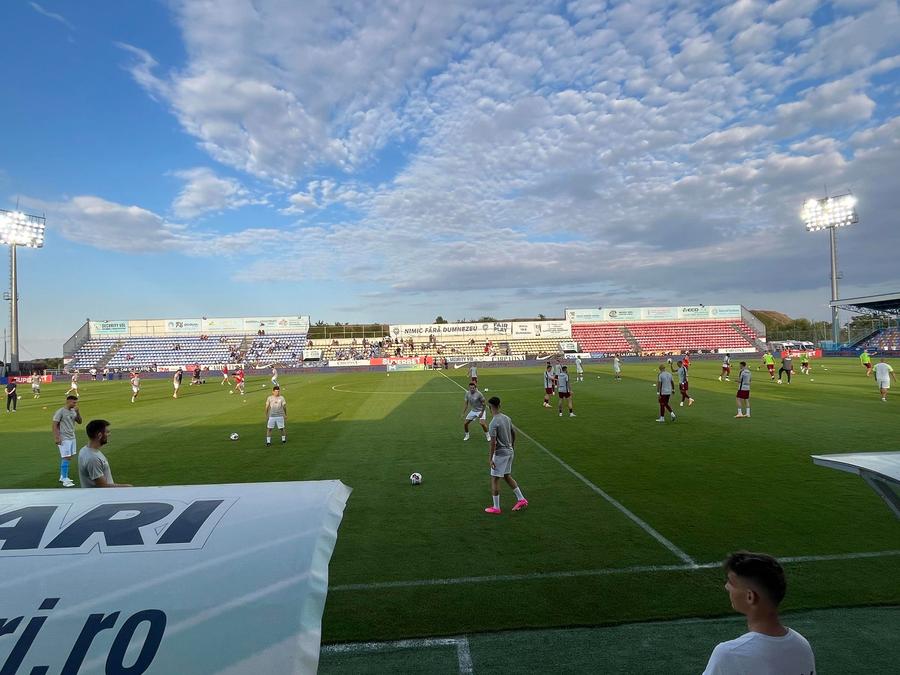 FOTO: Andrei Petrescu (GSP) Noul CFR face spectacol » 4 goluri cu Voluntari și un festival de ratări