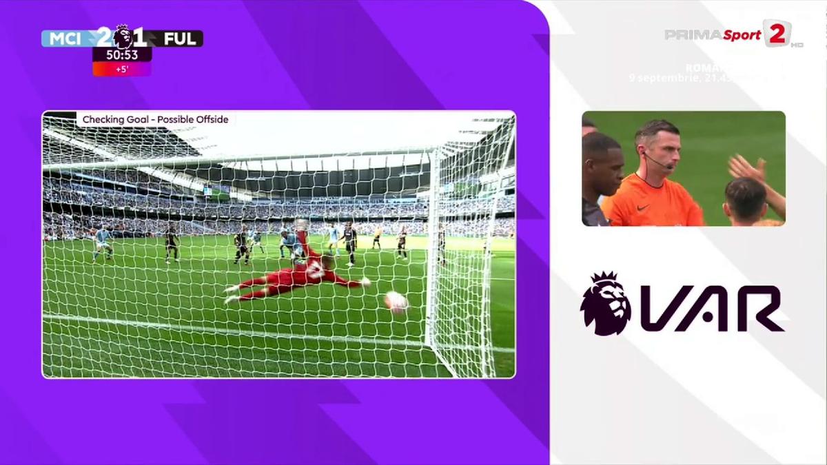 Faza controversată din care Nathan Ake a marcat golul secund al lui Manchester City în meciul cu Fulham