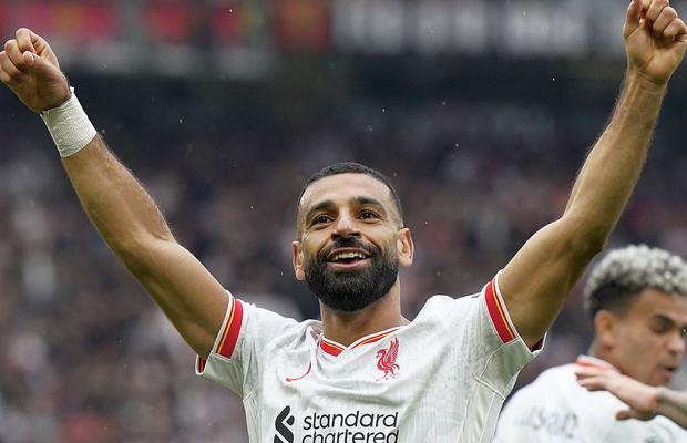 Mohamed Salah strălucitor pe „Old Trafford” » Statistica „dezastru” pentru Manchester United