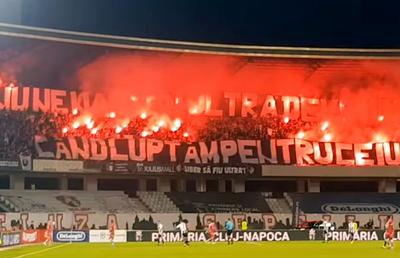 Record de spectatori la U Cluj - Dinamo! Partida, direct în topul asistențelor din acest sezon