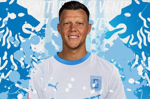 Adrian Rus, prezentat oficial la Craiova/ foto: Facebook @Universitatea Craiova