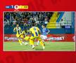 Penalty acordat ușor în Farul - Petrolul. FOTO: captură Prima Sport