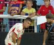 Cătălin Cîrjan, accidentare ușoară în Sporting Liești - Dinamo / FOTO: captură @Prima Sport