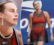 Aryna Sabalenka a atras atenția la US Open cu echipamentul ei // foto: X