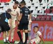 Cătălin Cîrjan, accidentare ușoară în Sporting Liești - Dinamo / FOTO: captură @Prima Sport