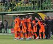 Bucuria de la golul de 1-0, marcat de Miculescu / FOTO: Andrei Furnigă (GSP)