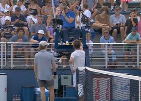 Moment bizar la US Open! A vrut să se retragă în timpul meciului, dar supervizorul nu l-a lăsat